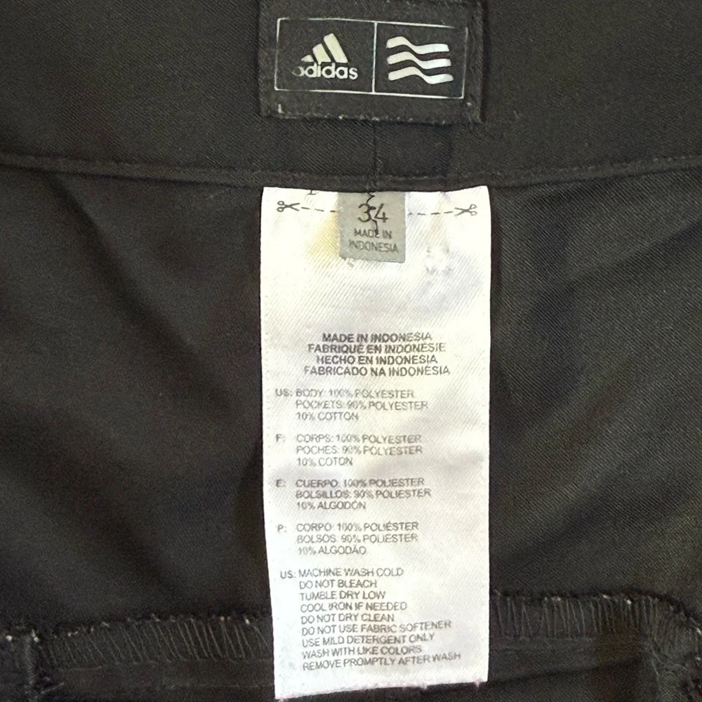 Adidas Men’s Black Golf Shorts‎ Size 34